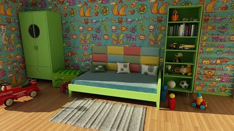 enjoy kids room exciting with animals