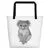 Beach Bag/Large Tote Bag - Koala by Claudine Dunn