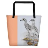 Beach Bag/Large Tote bag - Curlews by Gail Higgins