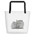 Beach Bag/Large Tote Bag - Wombats by Claudine Dunn