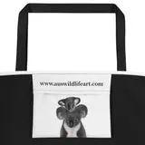 Beach Bag/Large Tote Bag - Koala by Lisa Sommer