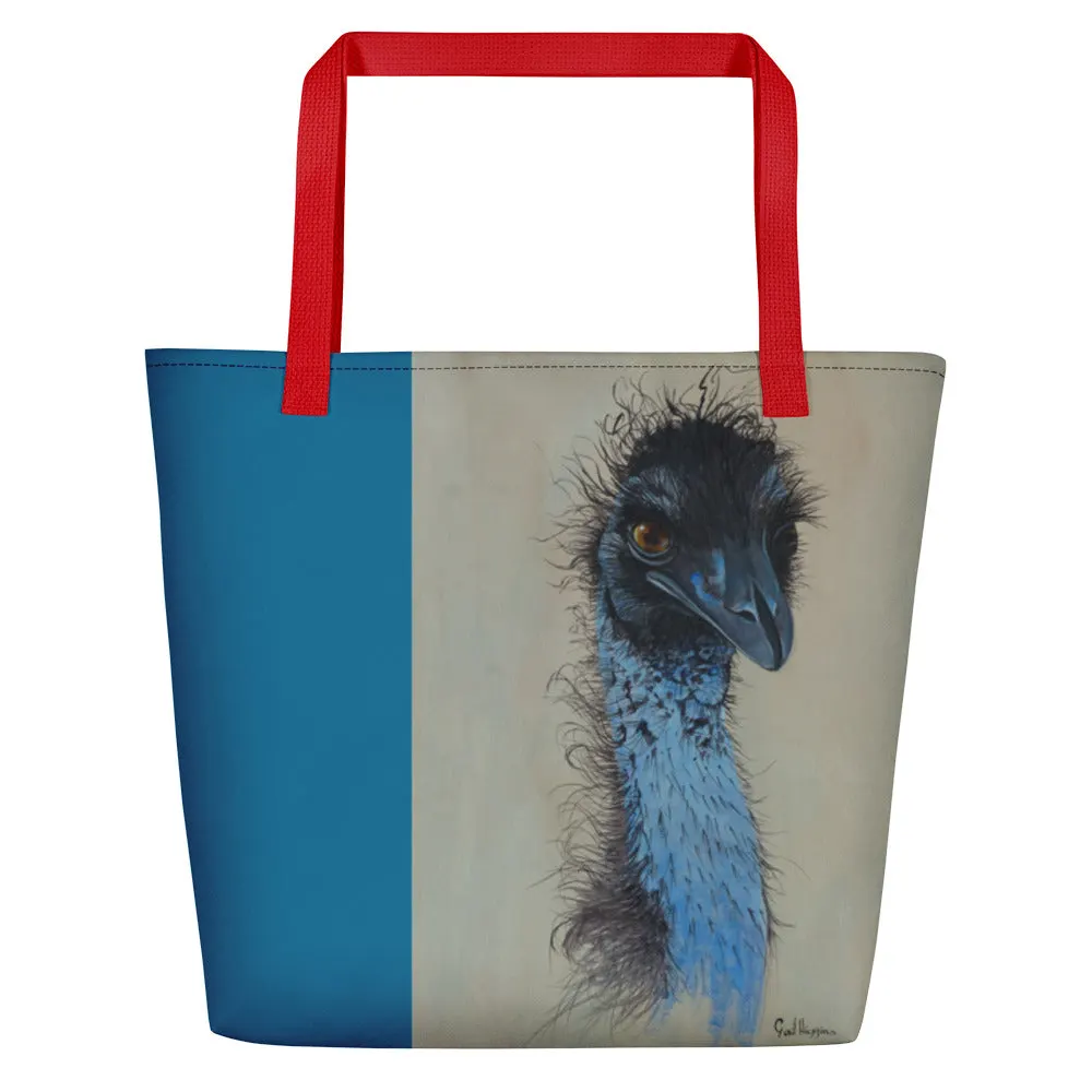 Beach Bag/Large Tote Bag  - Emu by Gail Higgins