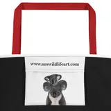 Beach Bag/Large Tote Bag - Koala by Lisa Sommer