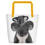 Beach Bag/Large Tote Bag - Koala by Lisa Sommer