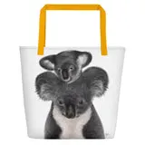 Beach Bag/Large Tote Bag - Koala by Lisa Sommer