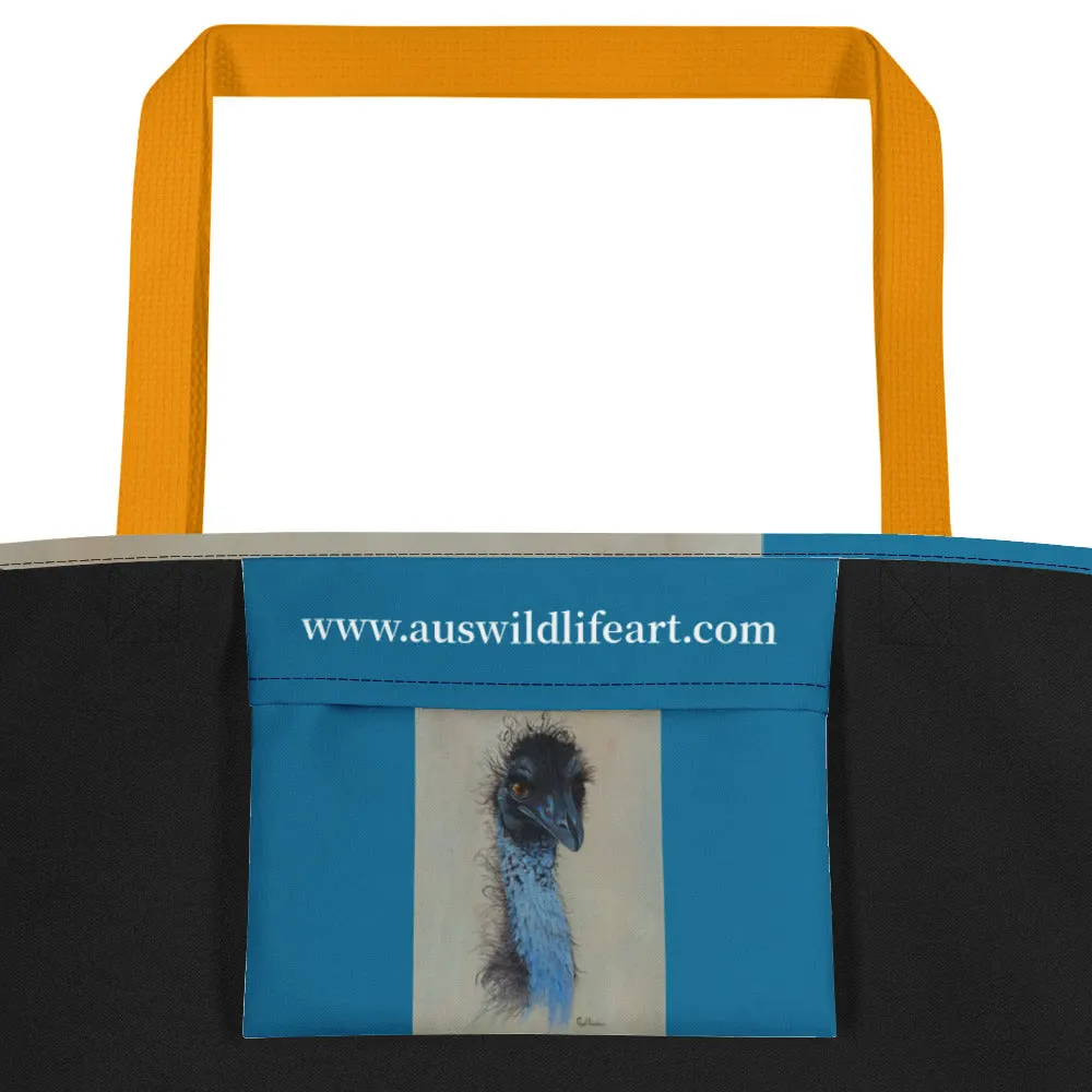 Beach Bag/Large Tote Bag  - Emu by Gail Higgins