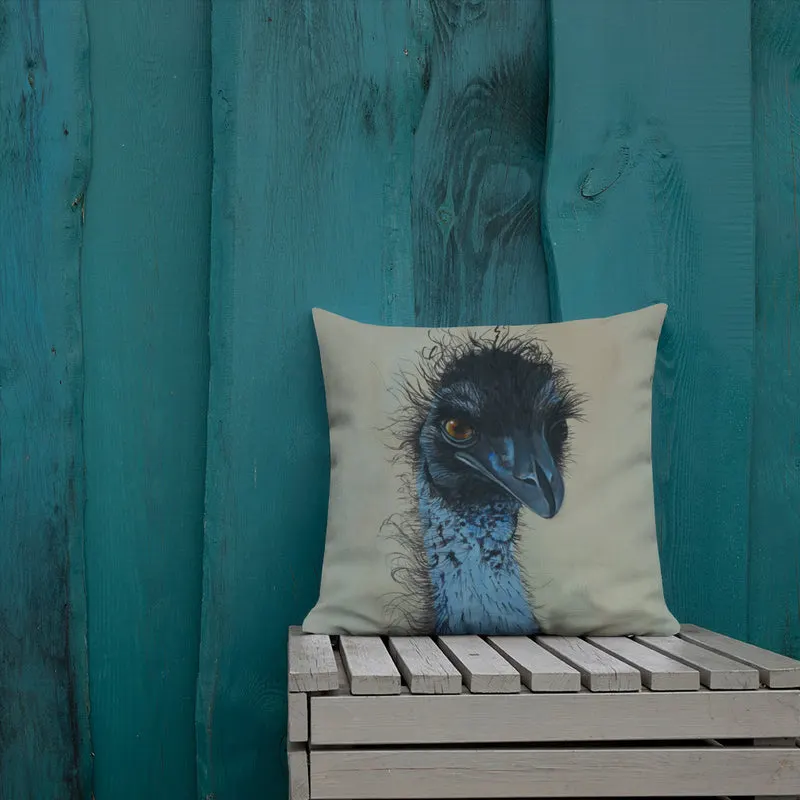 Pillow - Emu by Gail Higgins