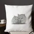 Pillow - Wombats by Claudine Dunn