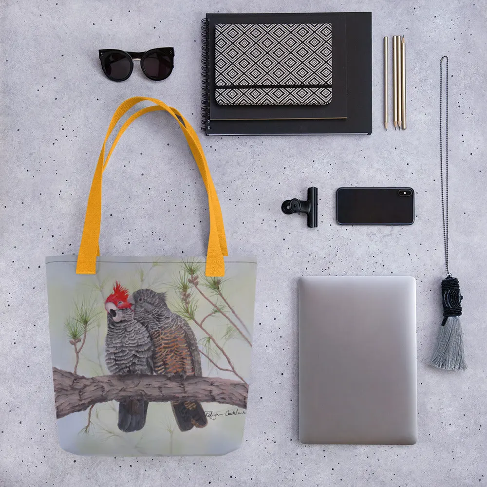 Tote bag - Gang gang cockatoos by Robyn Cockburn