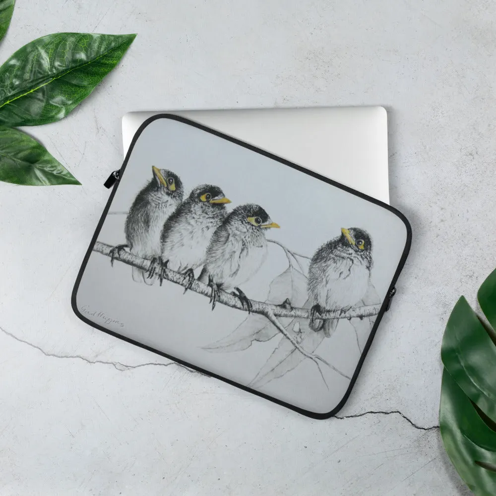 Laptop Sleeve - Four is a Crowd By Gail Higgins