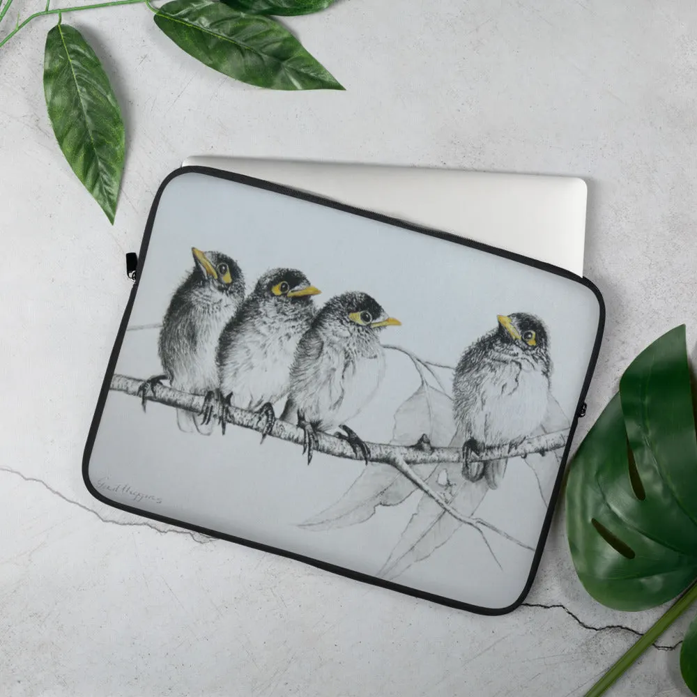 Laptop Sleeve - Four is a Crowd By Gail Higgins