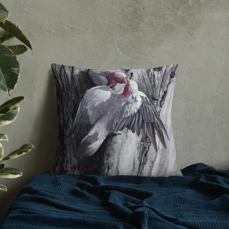 Pillow - Galahs by Sandra Temple