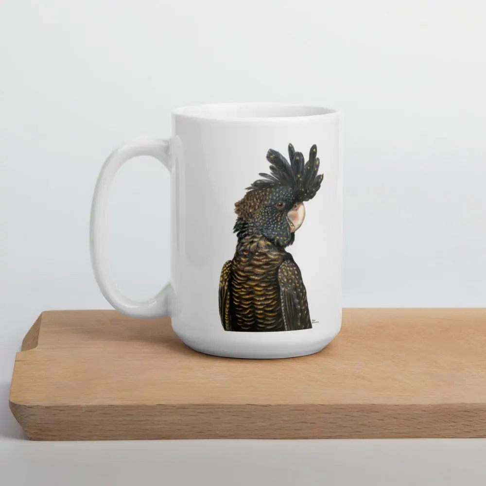 Mug - Black Cockatoo by Nadya Neklioudova