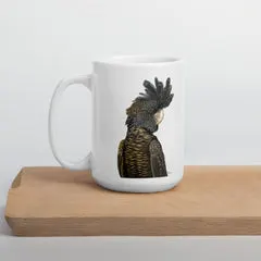 Mug - Black Cockatoo by Nadya Neklioudova