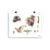 Frameless Print - Lorikeet Sketches by Matteo Grilli