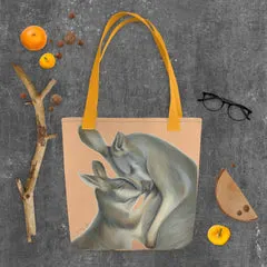 Tote Bag - Kangaroo mum and her Joey by Rachael Curry
