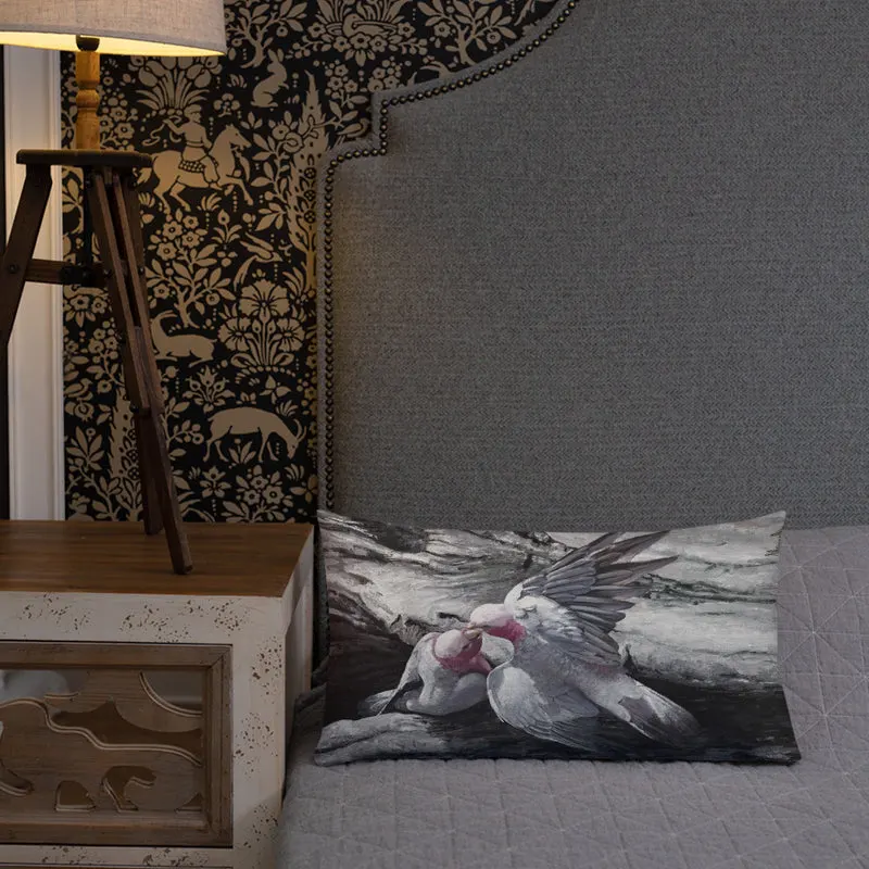 Pillow - Galahs by Sandra Temple
