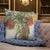 Pillow - Scarlet honey-eater and Monarch butterfly by Sandra Temple