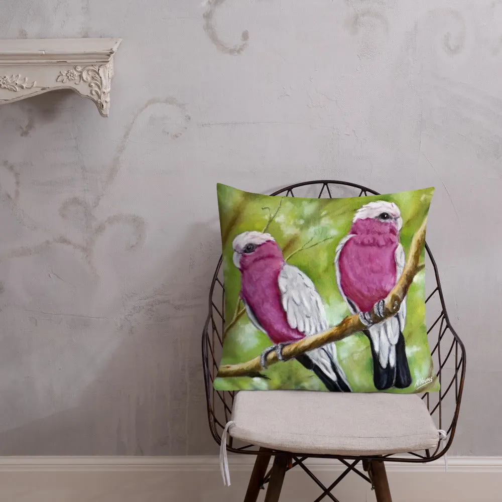 Pillow - Galahs by Alan Young
