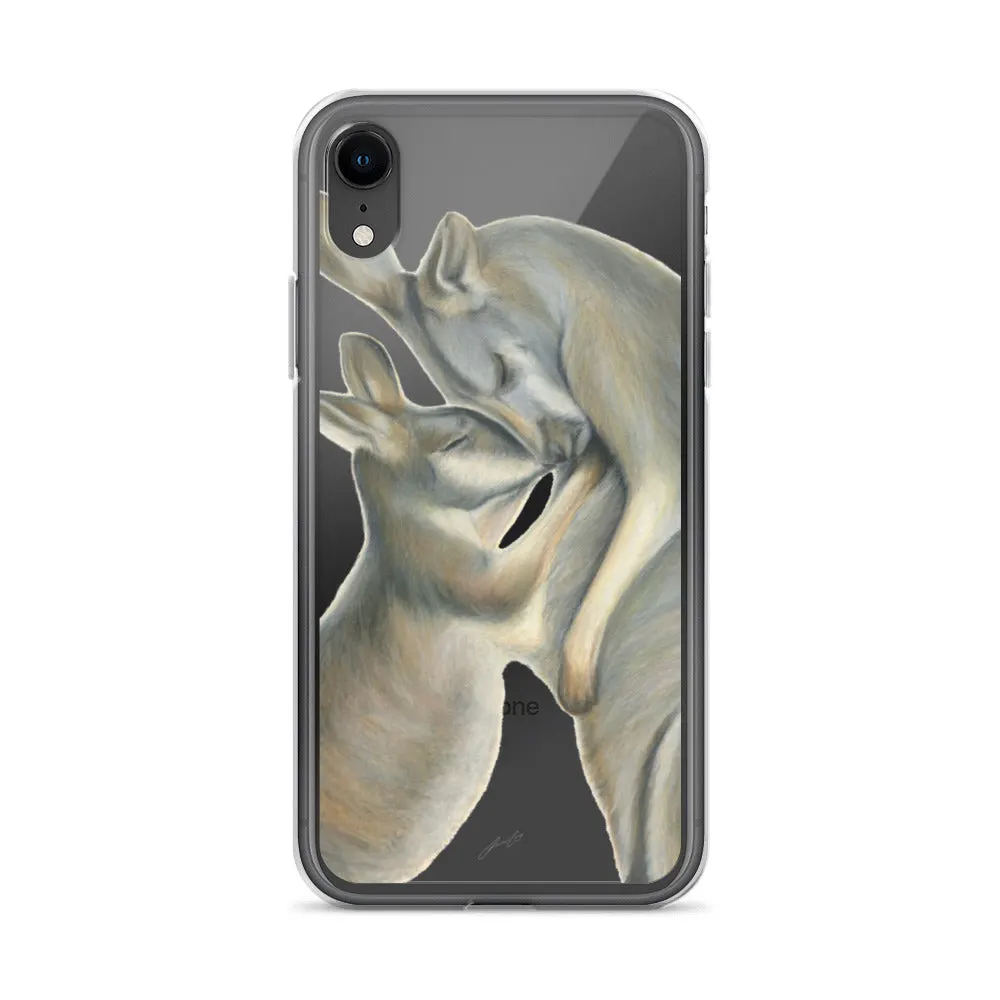 iPhone Case - Kangaroo mum and her joey by Rachael Curry