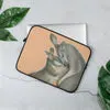 Laptop Sleeve - Kangaroo mum and her joey by Rachael Curry