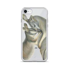 iPhone Case - Kangaroo mum and her joey by Rachael Curry