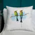 Pillow - Bee Eaters by Nadya Neklioudova