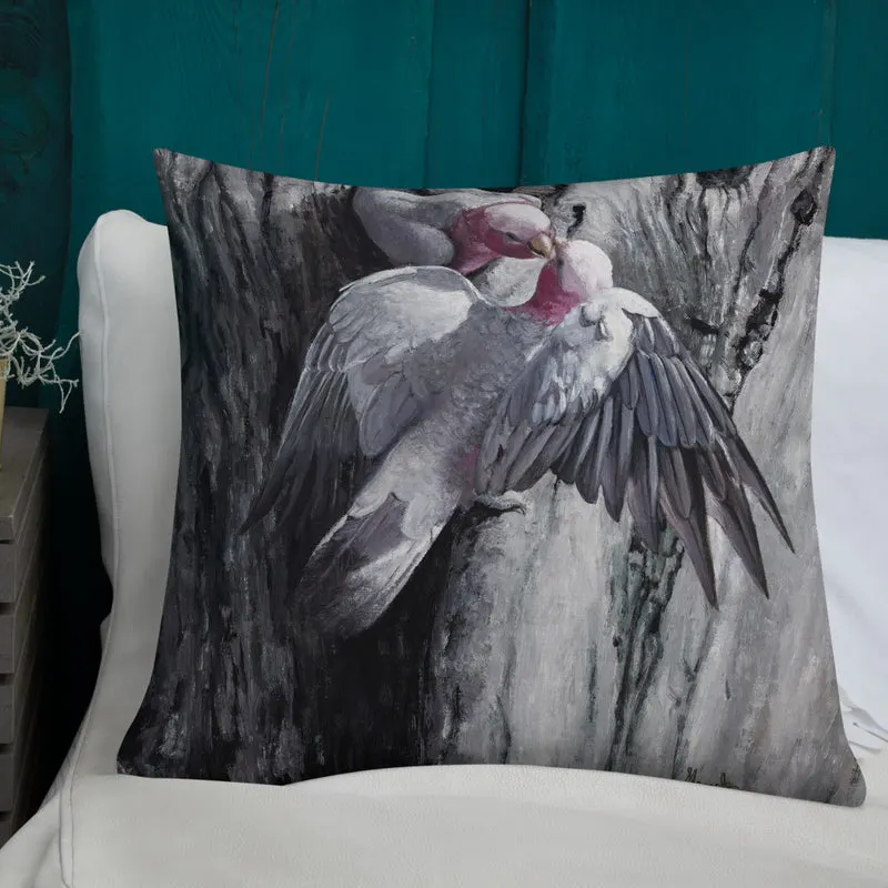 Pillow - Galahs by Sandra Temple