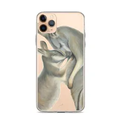 iPhone Case - Kangaroo mum and her joey by Rachael Curry