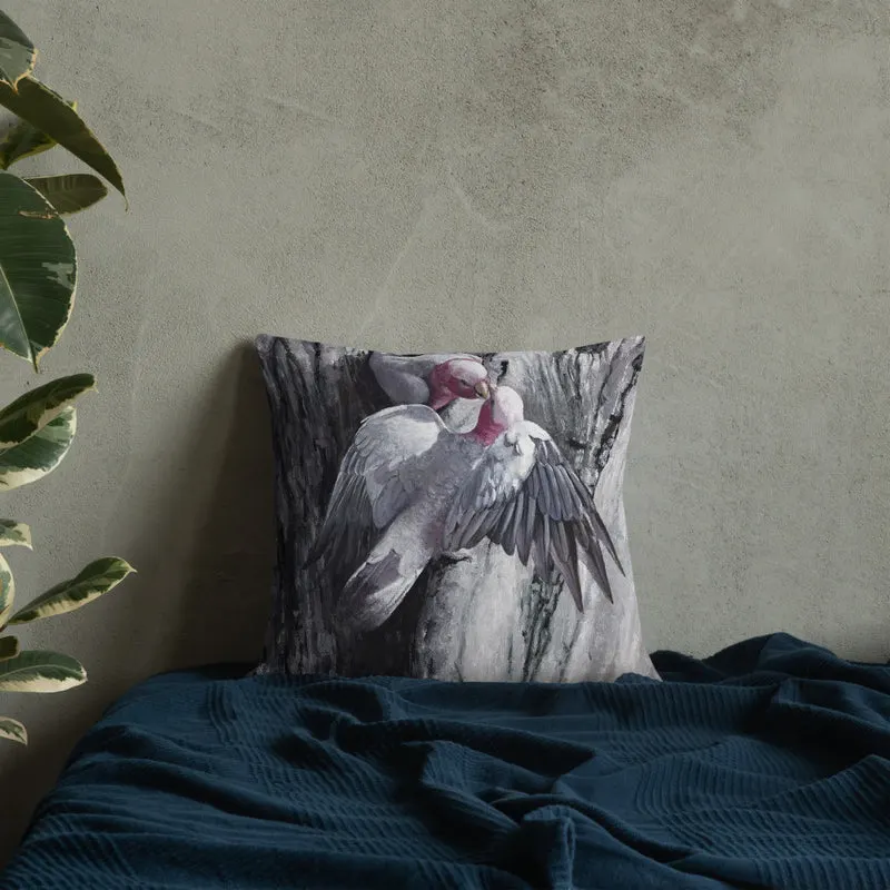Pillow - Galahs by Sandra Temple