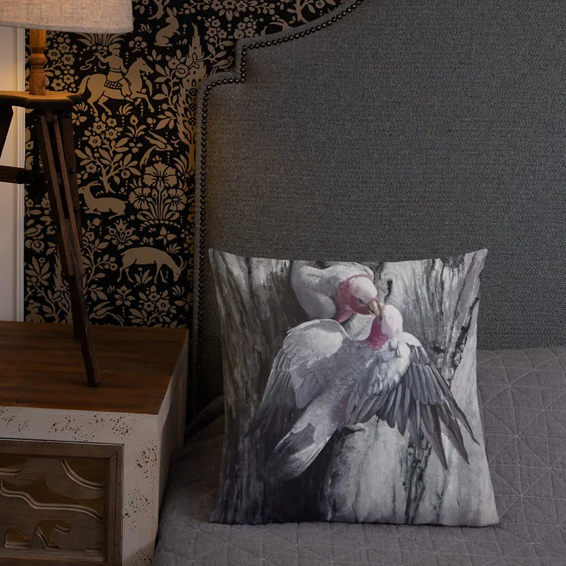 Pillow - Galahs by Sandra Temple