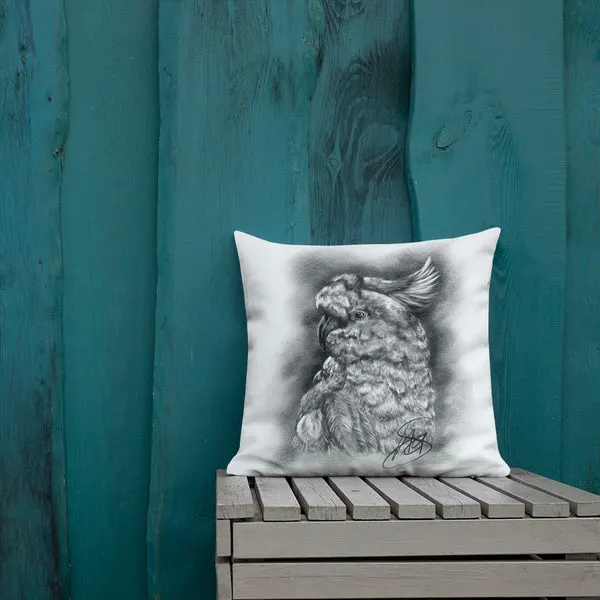 Pillow - Cockatoo by Lisa Sommer
